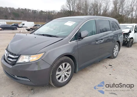 2016 Honda Odyssey Se z USA, uszkodzony, nr VIN 5FNRL5H34GB150893